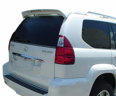 UNPAINTED PRIMED FACTORY STYLE SPOILER FOR A LEXUS GX470 2003-2009 - WITH LIGHT