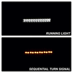 For 2018-2020 Jeep Wrangler JL [LED Type] Black LED Parking Sequential Signal Lights