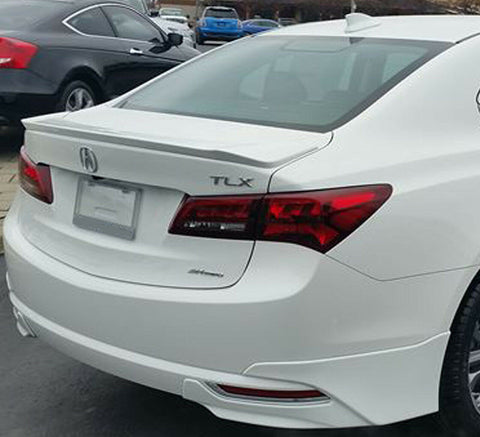 PAINTED ALL COLORS SPOILER FOR AN ACURA TLX FACTORY STYLE FLUSH MOUNT 2015-2020