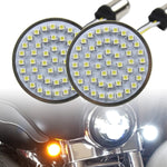 Motorcycle LED Light 2" 50mm Bullet Style LED Turn Signals Pannel For Motor bike Sporter Softail Touring (1157 base-1)