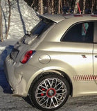 UN-PAINTED "ABARTH-STYLE" REAR SPOILER FOR 2012-2017 FIAT 500 - LARGER THAN POP