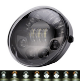 12V 70W LED Turn Signal DRL Light Headlight For Harley VRSCA Vrod VRSCSE 2002-2017