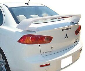 PAINTED "EVO-X STYLE" W/LIGHT REAR SPOILER FOR 2008-2017 MITSUBISHI LANCER