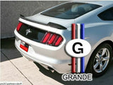 Fits: Ford Mustang 2015+ "GRANDE" Painted Custom Rear Spoiler