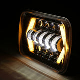 7x6" 5x7" LED Headlight DRL Turn Signal Lights for Toyota Nissan Pickup Truck