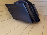 HARLEY DAVIDSON 4"STRETCHED SADDLEBAGS NO CUT OUTS AND REAR FENDER TOURING 96-13