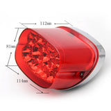 Red Motorcycle LED Brake Tail Light Integrated Turn Signal For Harley Davidson