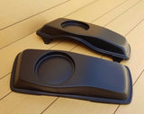 6x5 ROUND SPEAKER LIDS FOR HARLEY DAVIDSON TOURING BAGGERS 1996-2013