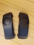 6x5 ROUND SPEAKER LIDS FOR HARLEY DAVIDSON TOURING BAGGERS 1996-2013