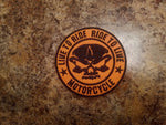 Live To Ride-Ride To Live Custom Patch