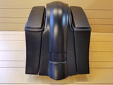 Softail 6"Down and Out Harley Davidson Drop Back Extended Saddlebags Fender.