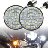 2" 50mm Bullet Style LED Turn Signals Pannel For Sportster Softail Touring (1157)