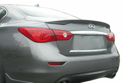 UNPAINTED PRIMED FACTORY STYLE SPOILER FOR AN INFINITI Q50 2014-2021