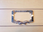 EAGLE CHROME LICENSE PLATE FRAME FOR MOTORCYCLE