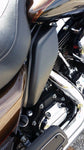 Harley Davidson 7"Down 14"Back Extended Stretched Saddlebags For 1997-2008 FLH