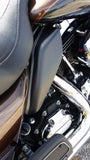 Harley Davidson 7"Down 14"Back Extended Stretched Saddlebags For 1997-2008 FLH