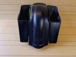 4"STRETCHED SADDLEBAGS NO CUT OUTS AND REAR FENDER FOR TOURING BAGGERS 96-2013