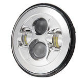 2X CREE LED Hi Lo Projector 7 Inch Round Headlights For Ford Mustang 1965-1978