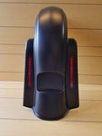 6"EXTENDED SADDLEBAG NO CUT OUT/REAR LED FENDER FOR ALL HD TOURING 2014-UP