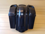4" EXTENDED STRETCHED SADDLEBAGS-LIDS-FENDER INCLUDED FOR TOURING 97-2013