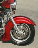 Indian Style 16"- 18" Fiberglass Front Fender for Touring Flh Harley Davidson