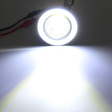 2x 3.5" LED Angel Eye COB Fog Light Bulbs Xenon White DRL Halo Ring Projector K3