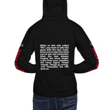 CUSTOM INITIAL BIKER FOR LIFE Unisex Hoodie