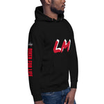 CUSTOM INITIAL BIKER FOR LIFE Unisex Hoodie