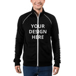 YOUR DESIGN HERE Piped Fleece Jacket