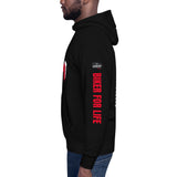 CUSTOM INITIAL BIKER FOR LIFE Unisex Hoodie