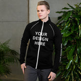 YOUR DESIGN HERE Piped Fleece Jacket