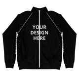 YOUR DESIGN HERE Piped Fleece Jacket