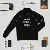 YOUR DESIGN HERE Piped Fleece Jacket