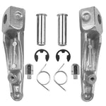 Motorcycle Front Footrests Foot pegs pedal For Kawasaki Ninja ZX6R ZX10R ZX-6R Z1000 Z750 ER6F ZX636 ER6F EX650 ER6N