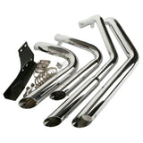 Staggered Shortshot Exhaust Pipes For Harley Sportster Iron 883 XL1200 2004-2013 Sportster XL 883 1200 motorcycle accessories
