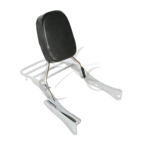 Backrest Sissy Bar With Luggage Rack For Honda Shadow Spirit 750 VT750DC 2001-2008 07 06 motorcycle
