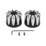 Motorcycle  Front CNC  Axle Nut Covers For Harley Touring FLHT Softail Fatboy FLSTF FLSTC XL1200X Dyna Wide Glide Fat Bob