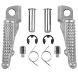 Motorcycle Front Footrests Foot pegs pedal For Kawasaki Ninja ZX6R ZX10R ZX-6R Z1000 Z750 ER6F ZX636 ER6F EX650 ER6N