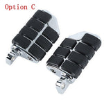 Motorcycle Universal Adjustable Highway Foot Pegs Footrest  pedals 1 1/4" 32mm  Engine Guard Mounts Clamps For Harley honda