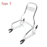 Motorcycle Motorbike 12" Backrest Sissy Bar and Pad Luggage Rack For Indian Chief Classic Vintage 14-18 Springfield Dark Horse