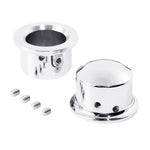 Motorcycle Motorbike CNC Chrome Front Axle Nut Cover Bolt For Harley Touring Models Road King Electra Street Glide FLHX Dyna
